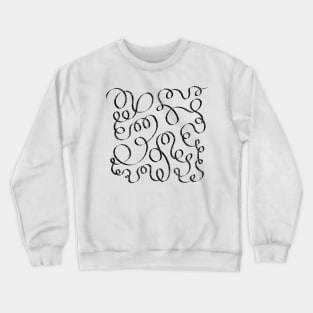 Ribbons (white) Crewneck Sweatshirt